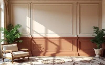 Le Guide Expert du Mur Bicolore au Maroc : Design, Proportions et Finitions avec Odun Panelia