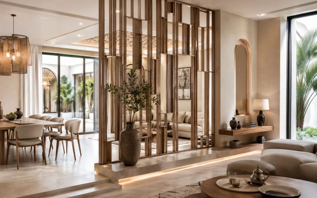 Cloisons Décoratives au Maroc : Structurer les Espaces sans Alourdir l’Intérieur