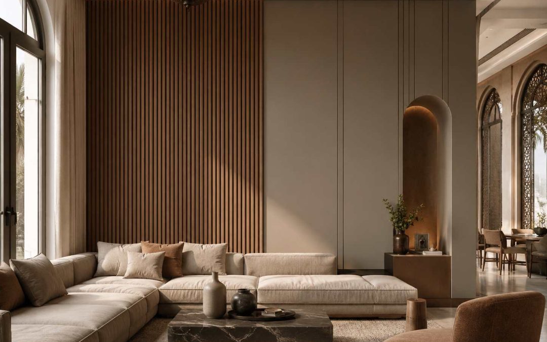 Décoration Murale Bicolore : Associer Couleurs, Textures et Profilés dans un Projet Haut de Gamme