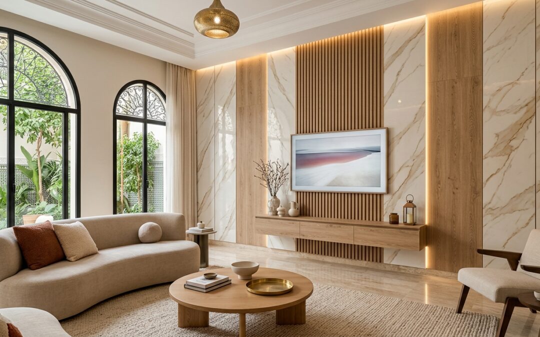 Comment choisir un Revêtement Mural en Panneau PVC Effet Marbre ou Bois au Maroc ?