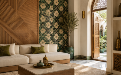 MDF vs zellige : associer tradition et modernité dans l’intérieur marocain